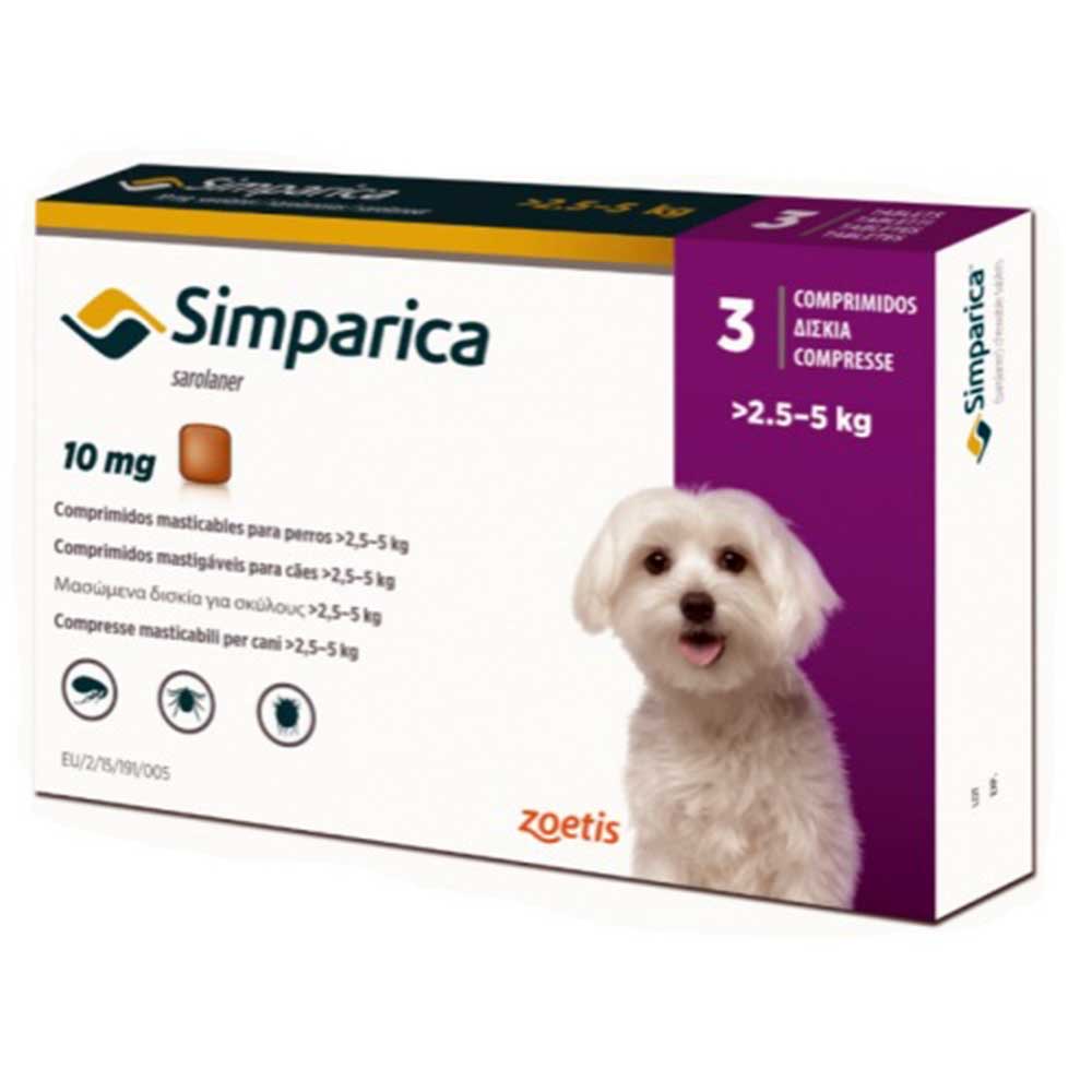 Simparica Chewable Tablets For Dogs >2.6-5 kg / 06-11 lbs