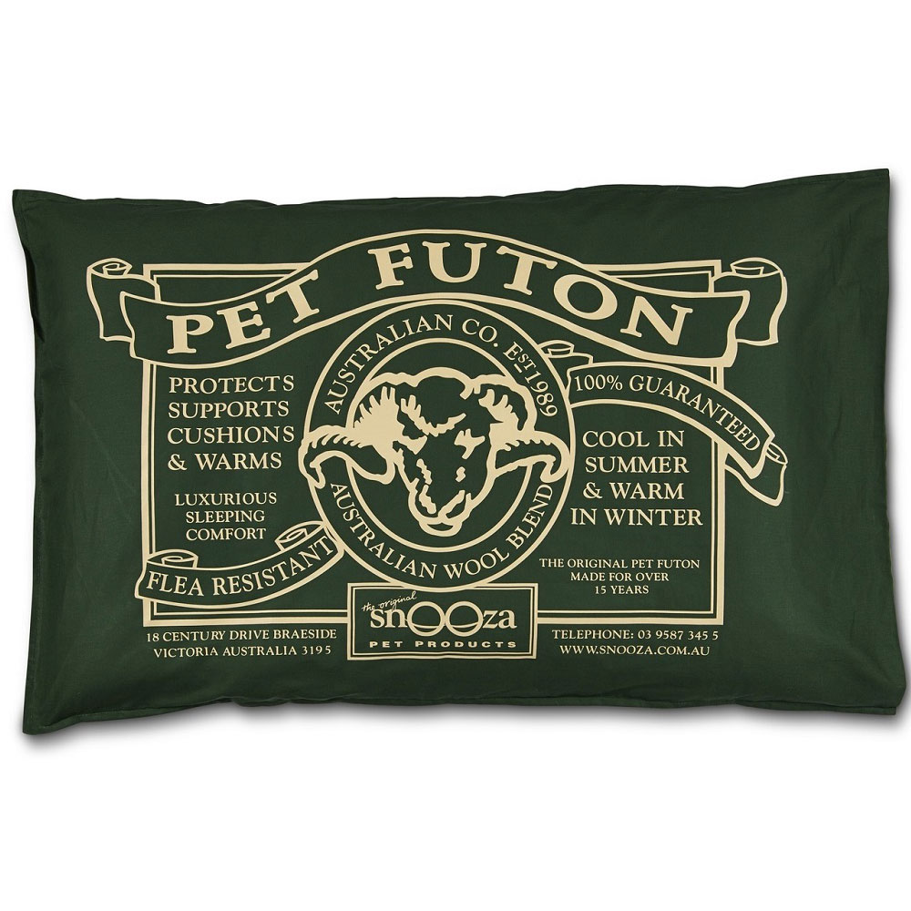 Snooza Organic Pet Futon Green Mighty