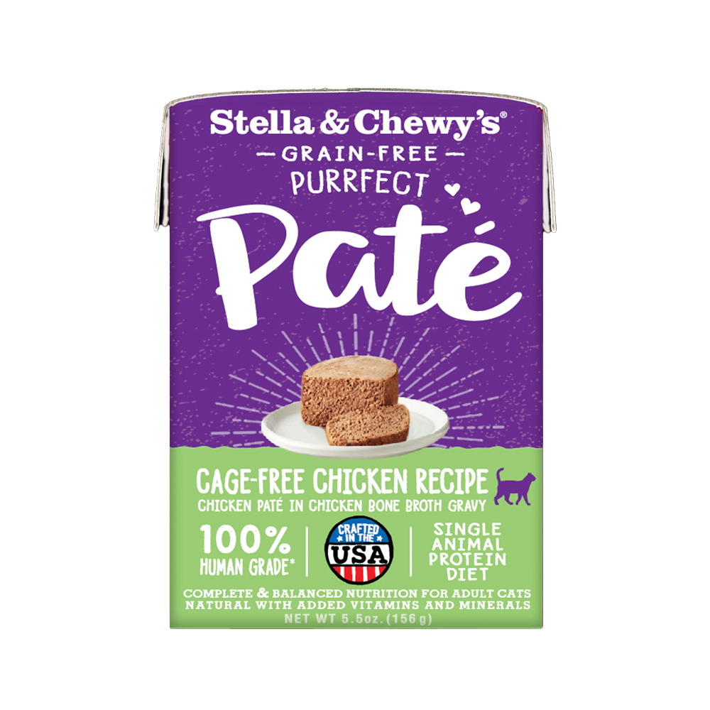 Stella & Chewy's Grain Free Purrfect Pate Cage Free Chicken Recipe For Cats