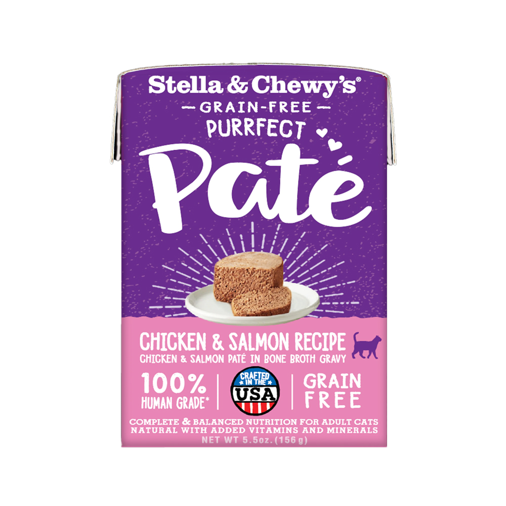 Stella & Chewy's Grain Free Purrfect Pate Chicken and Salmon Recipe For Cats