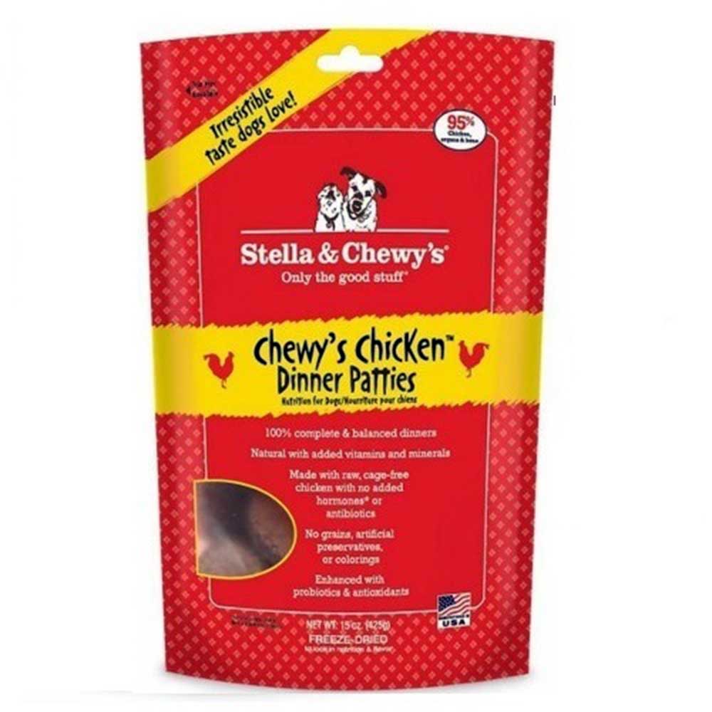 Stella & Chewy Chicken Freeze-Dried Dinner Patties For Dogs 14 oz (397g)