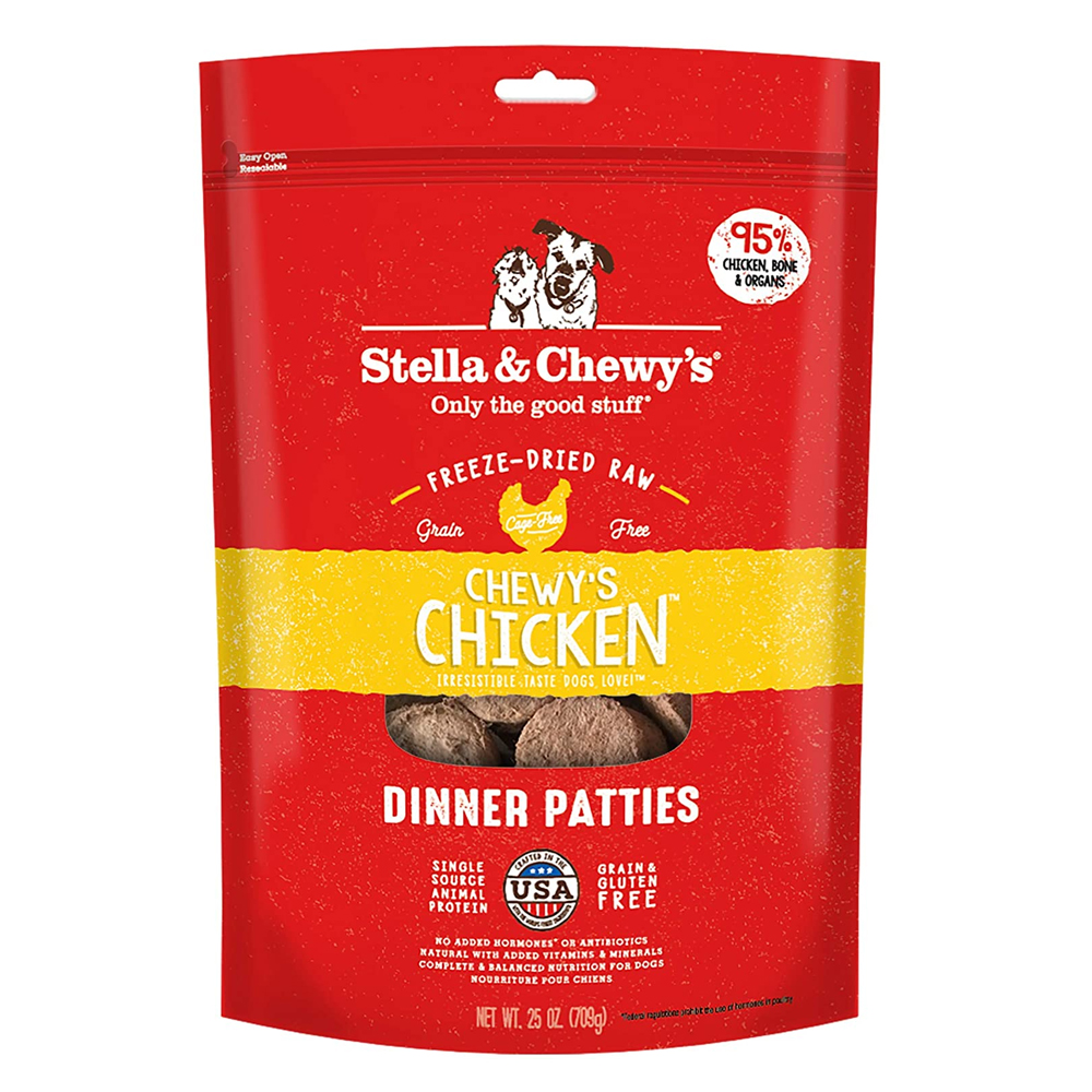 Stella & Chewy's Freeze Dried Chicken Dog Dinner Patties  25 oz (708g)