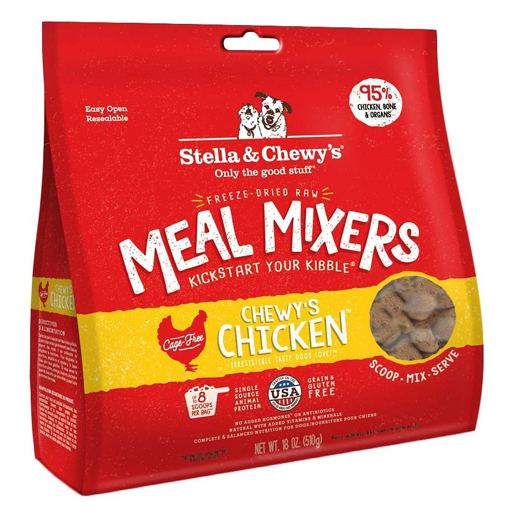 Stella & Chewy Chicken Meal Mixers for Dogs 18oz (510gms)