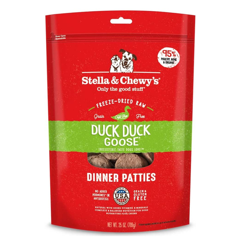 Stella & Chewy Duck Duck Goose Freeze Dogs 25 oz (708 g)