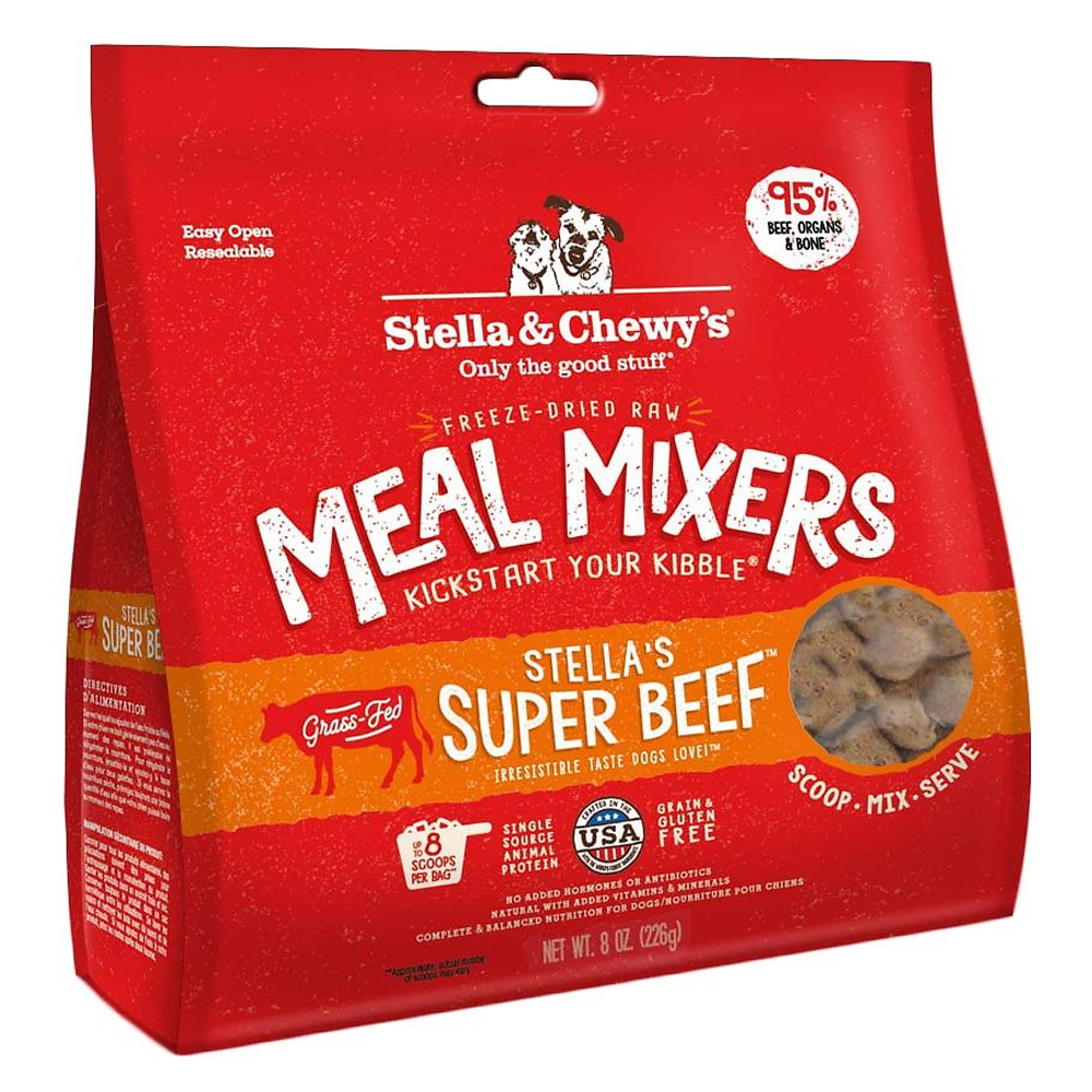 Stella & Chewy's Freeze-Dried Raw Meal Mixers Stella’s Super Beef 8oz (226 gms)