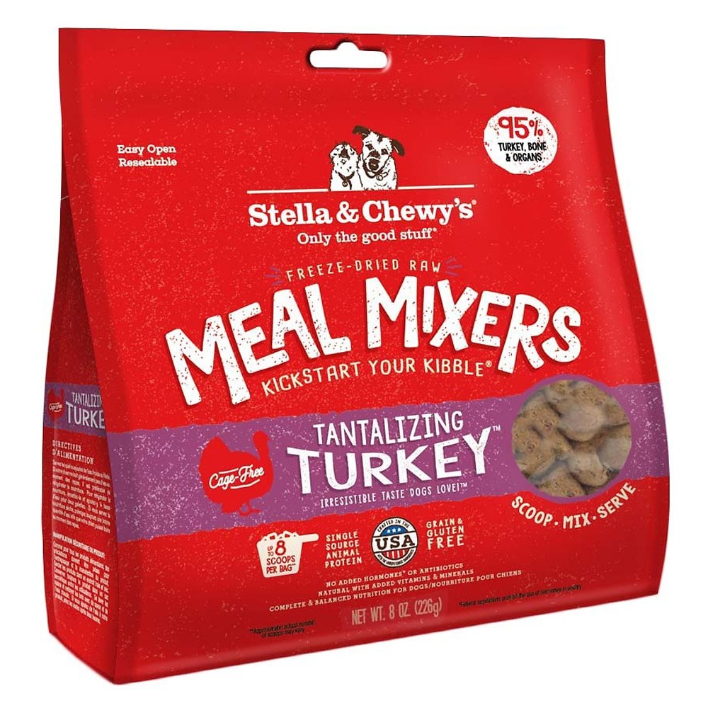 Stella & Chewy Tantalizing Turkey Meal Mixers for Dogs 8 oz (226g)