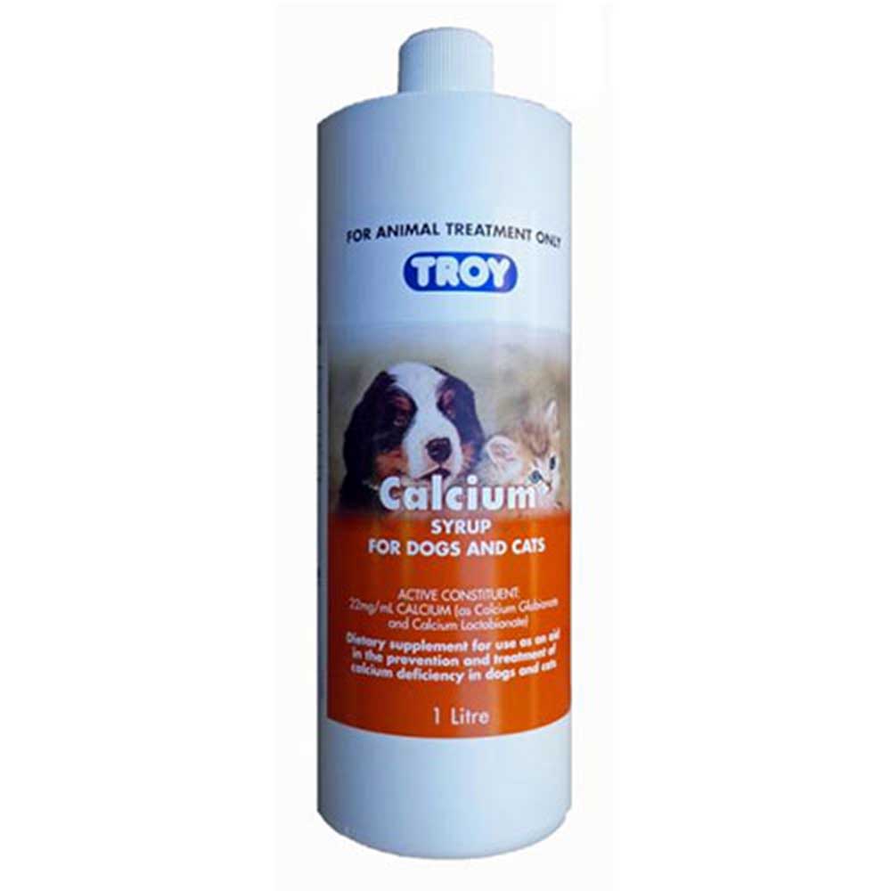 Troy Calcium Syrup For Dogs & Cats 1 Lit