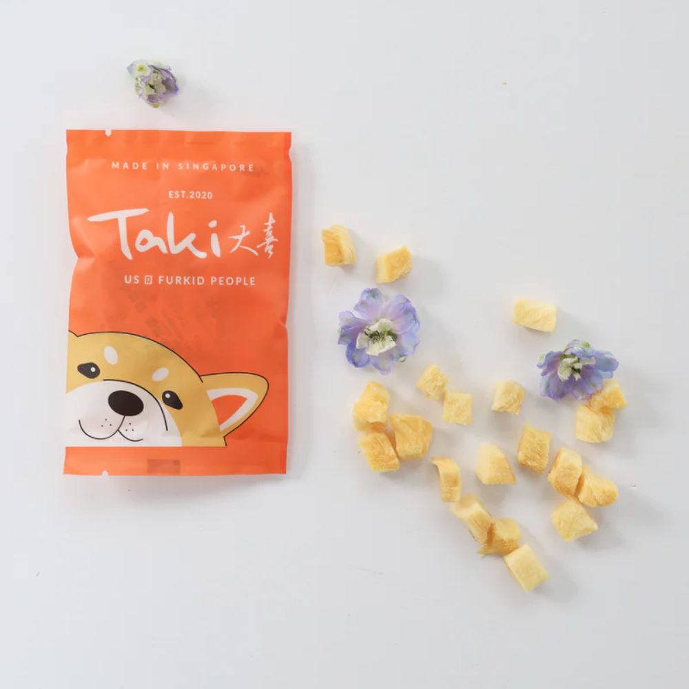 Taki Canadian Halibut Cubes - 10 Treats For pets 70g