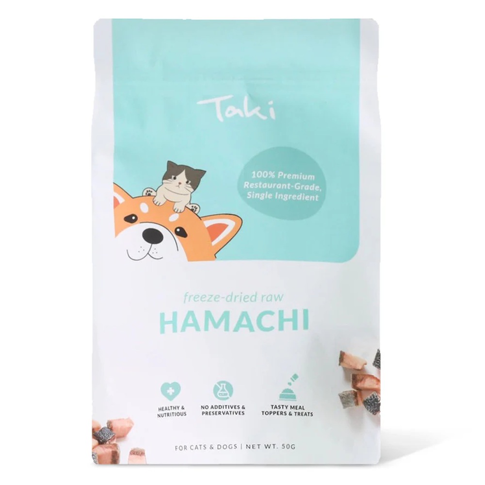 Taki Freeze Dried Raw Hamachi For Dogs And Cats 50g