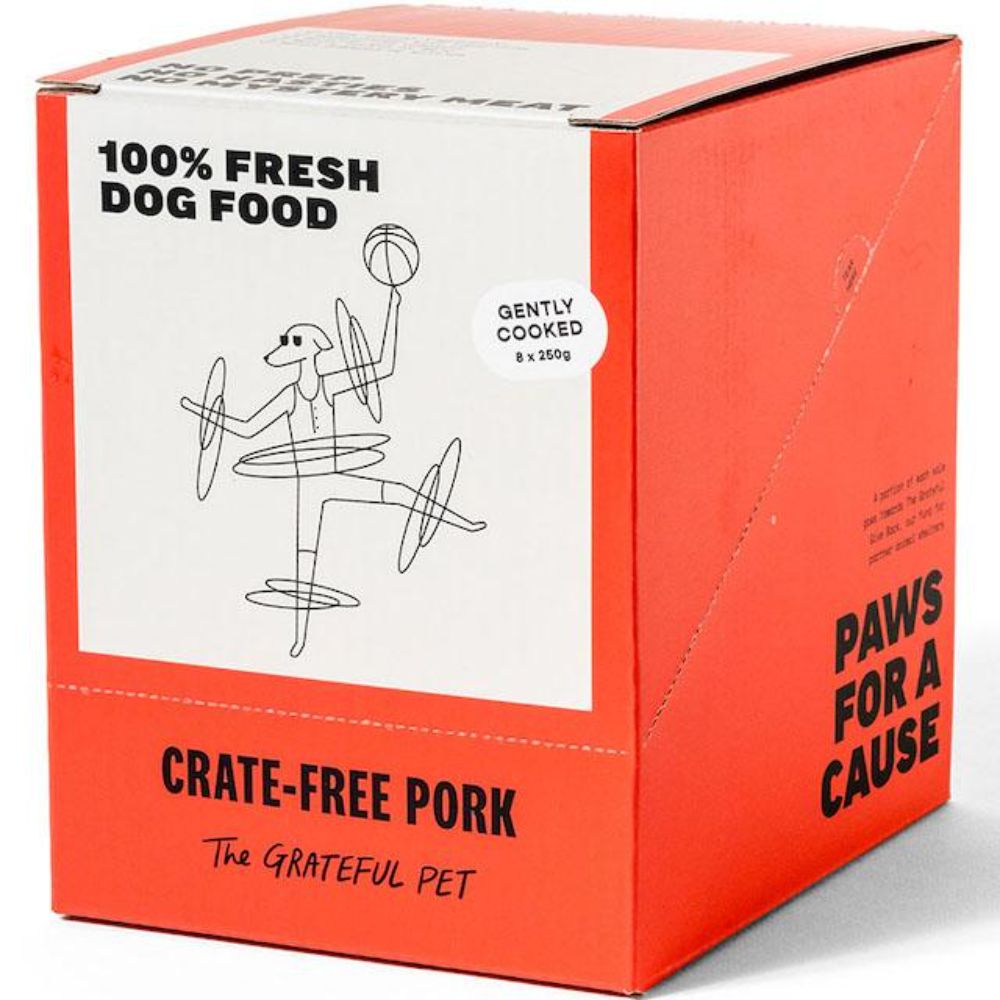 TGP Gently Cooked Crate Free Pork 8x250g