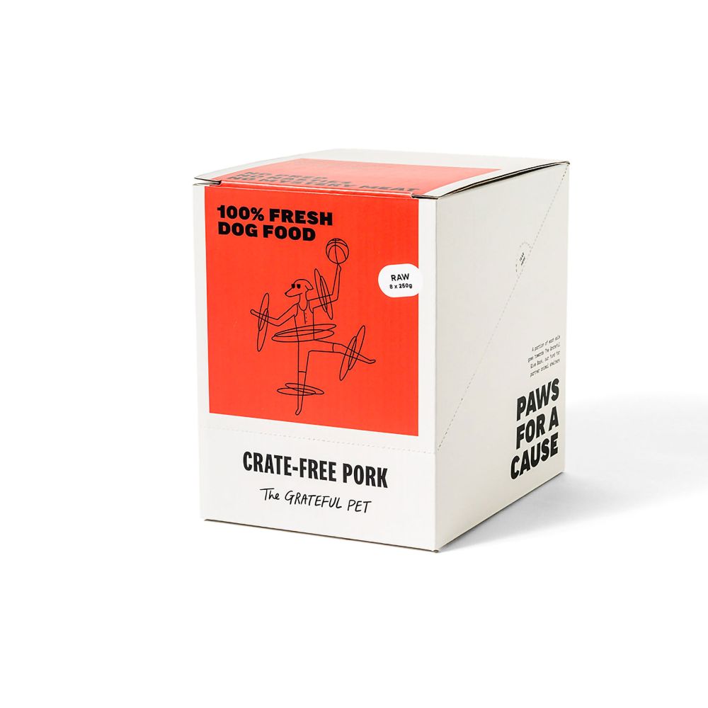 TGP Raw Crate Free Pork 8x250g