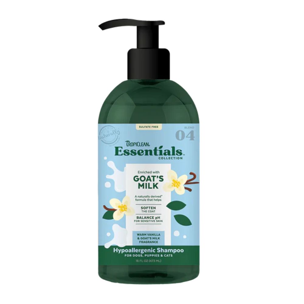 TropiClean Essentials Goat's Milk Shamp