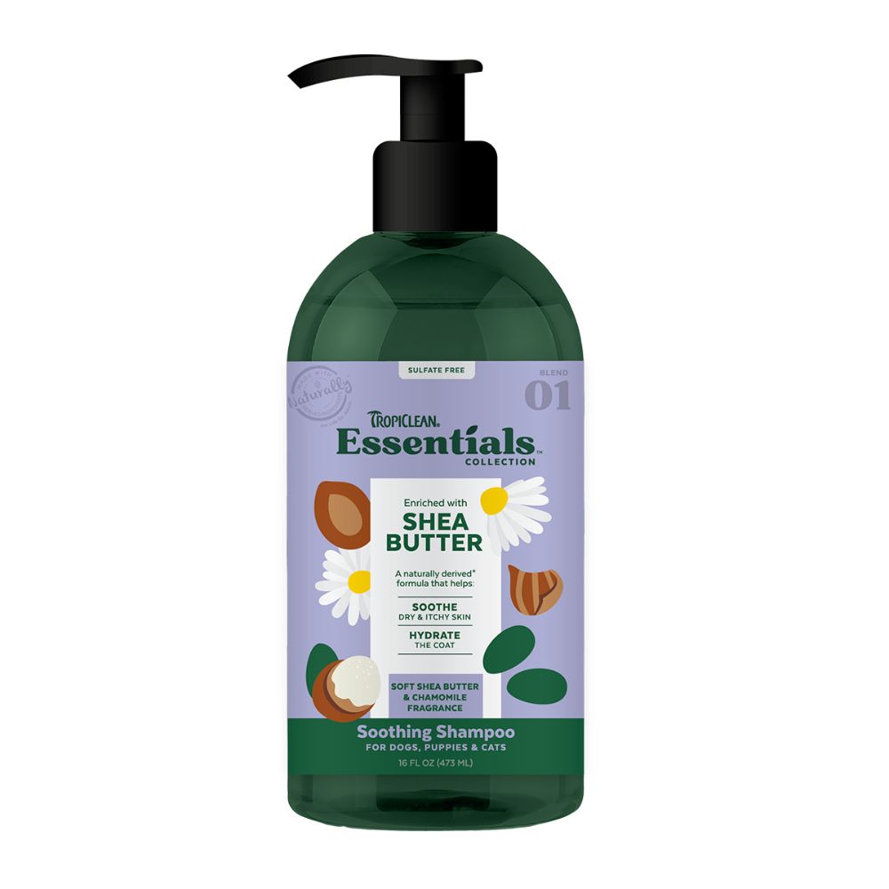 TropiClean Essentials Shea Butter Shampo