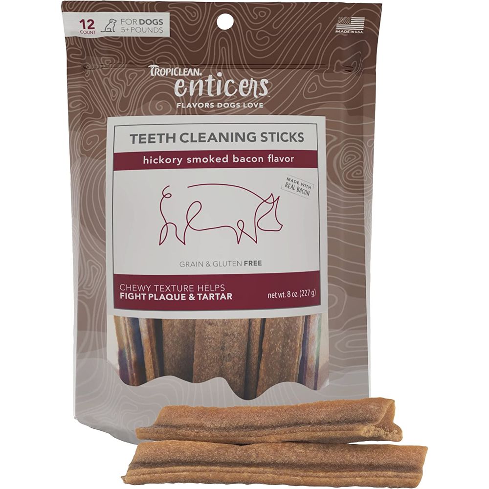 TropiClean Enticers Sticks Hickory Smoked Bacon