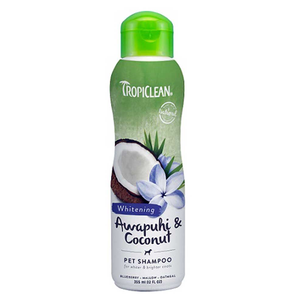 Tropiclean Awapuhi & Coconut Pet Whitening Shampoo