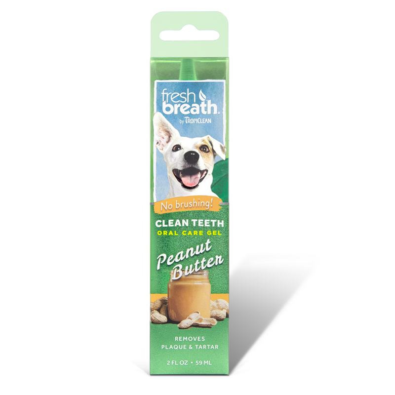 Tropiclean Peanut Butter Clean Teeth Oral Care Gel For Dogs