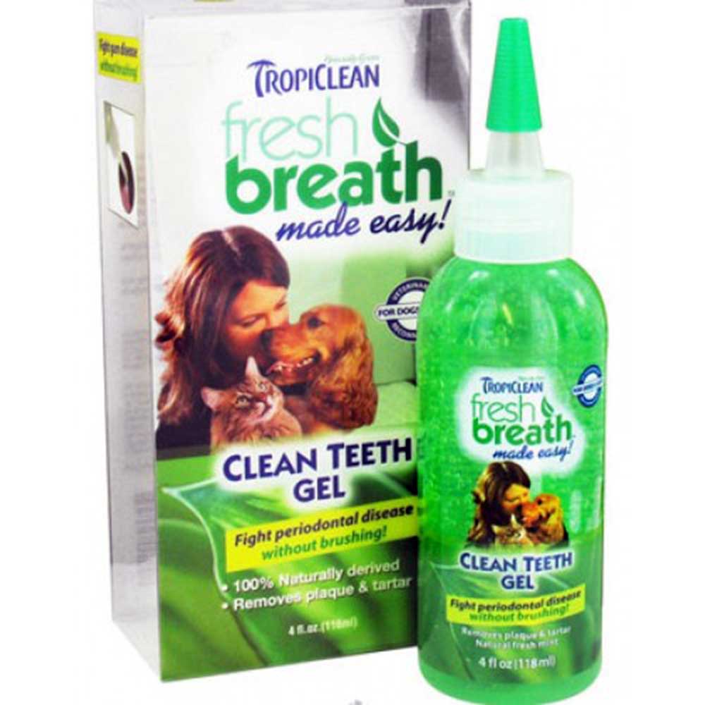 Tropiclean Fresh Breath Clean Teeth Gel 2 Fl oz (59 ml)