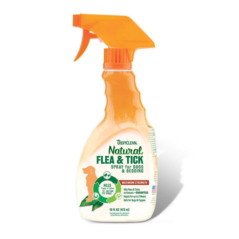 Tropiclean Natural Flea & Tick Spray For Pets