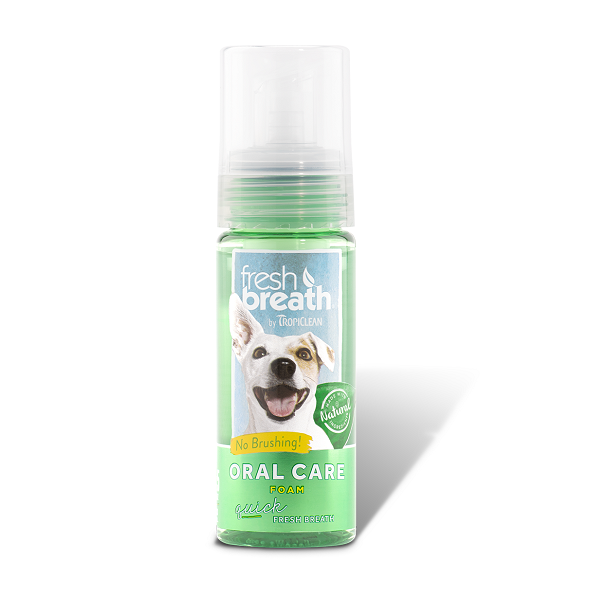 Tropiclean Fresh Breath Mint Foam For Dogs