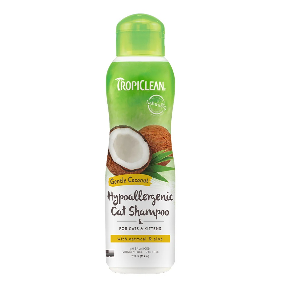 Tropiclean Gentle Hypoallergenic Cat Shampoo 12oz