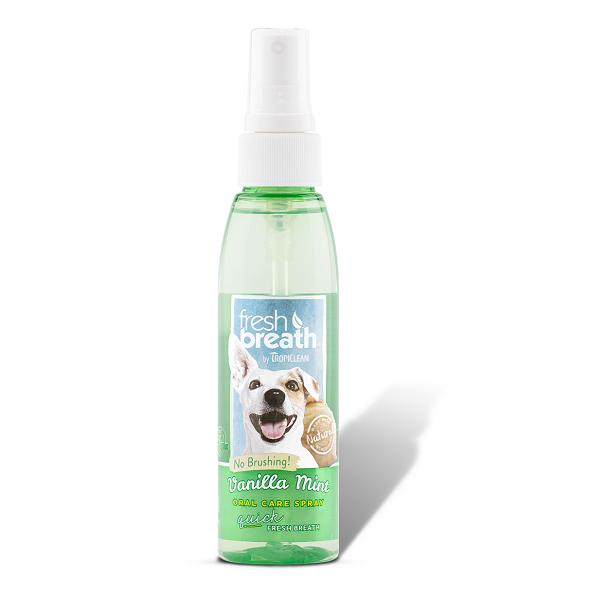 Tropiclean Vanilla Mint Oral Care Spray For Dogs