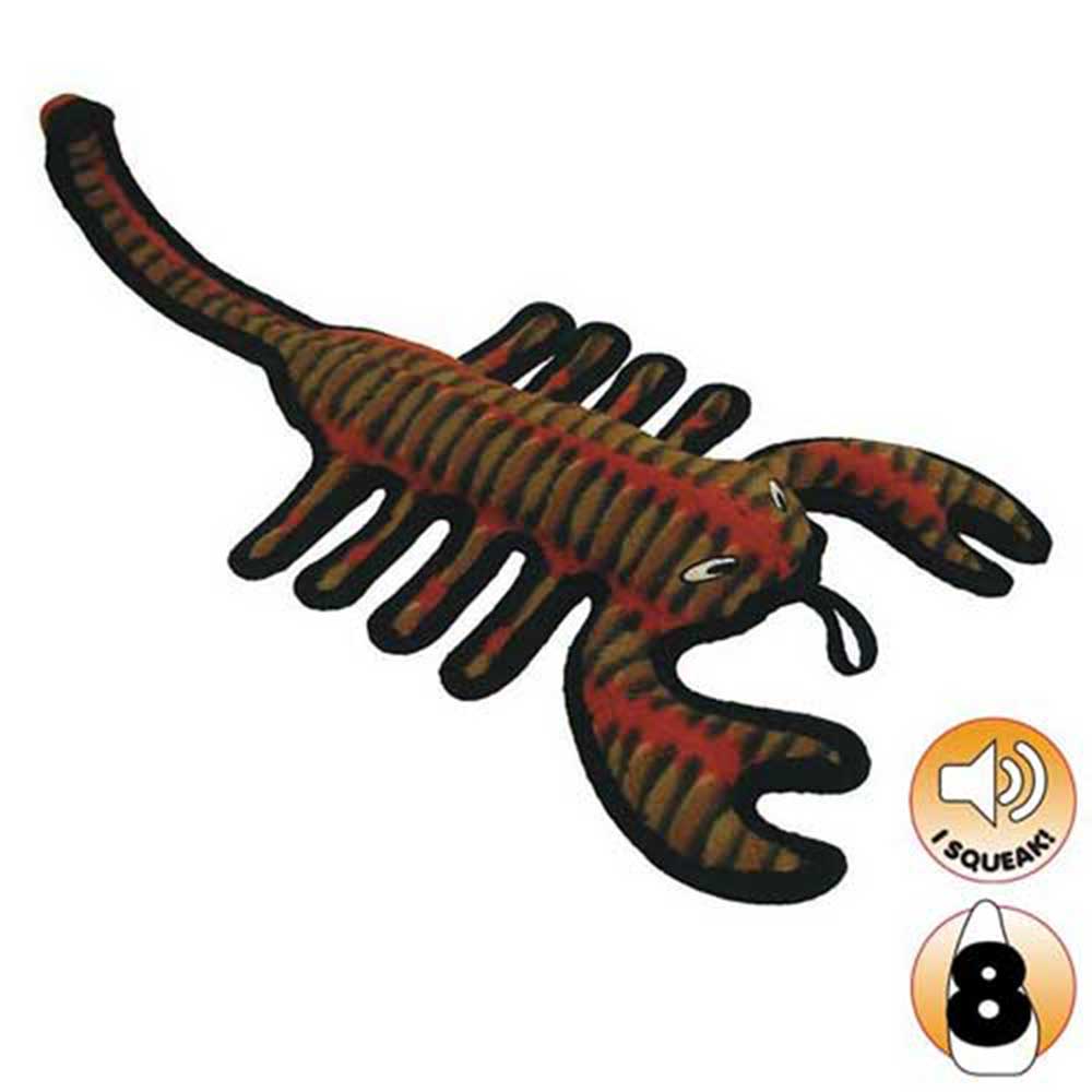 Tuffy Desert Creature Series Scorch The Scorpion Dog Toy