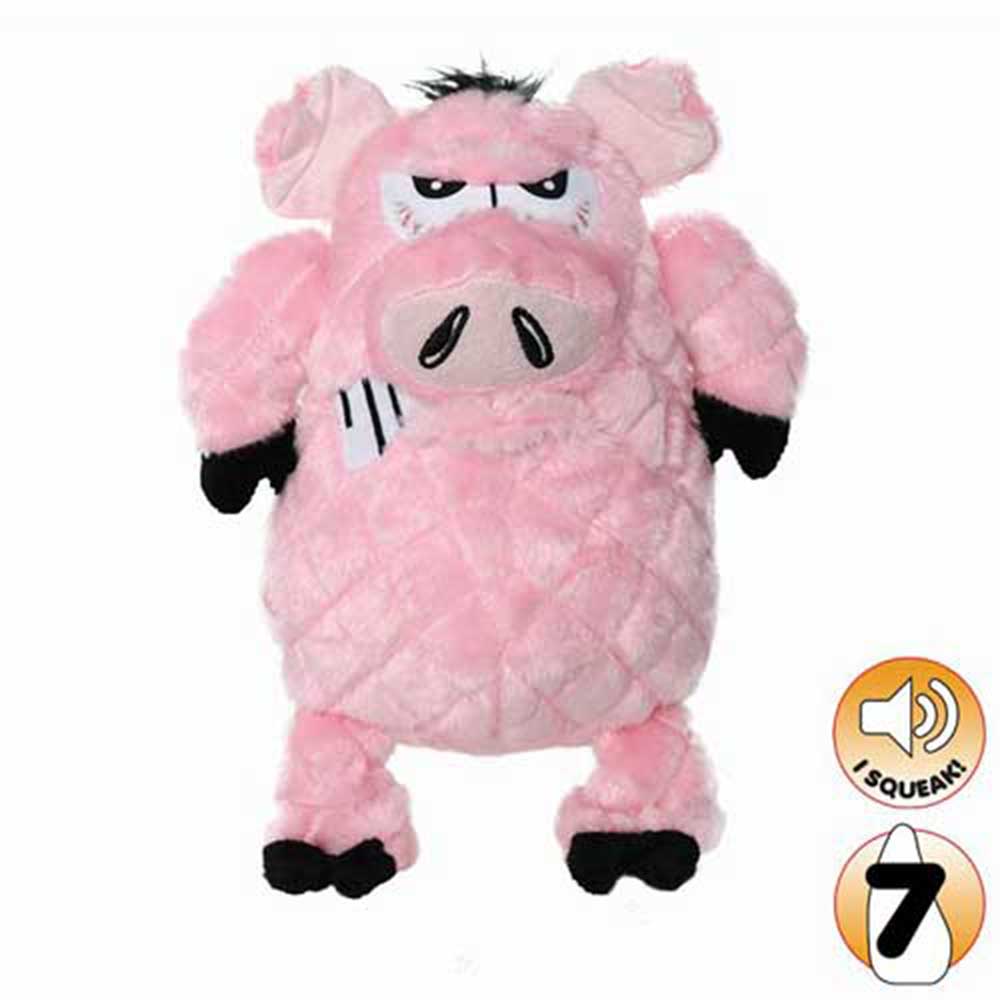 Mighty Angry Animals Pig Dog Toy