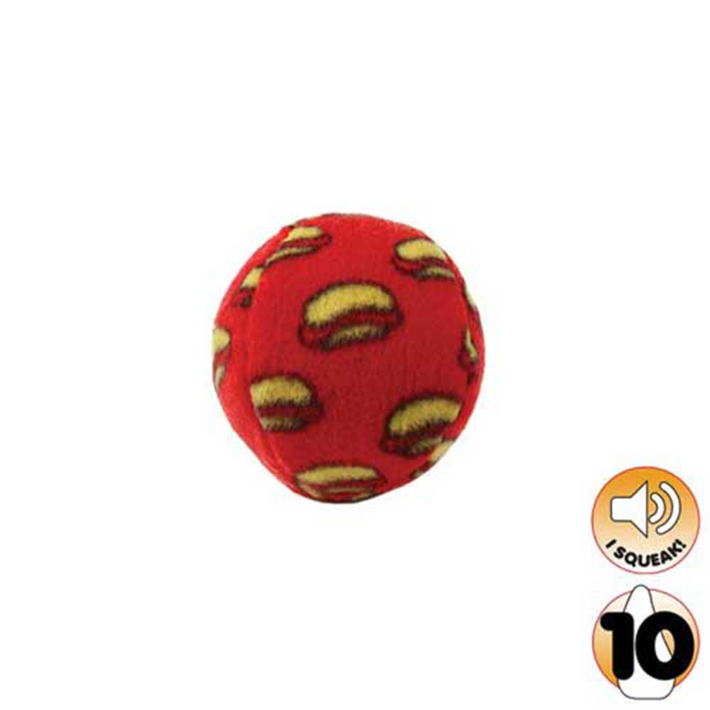 Mighty Ball Dog Toy, Medium (Red)