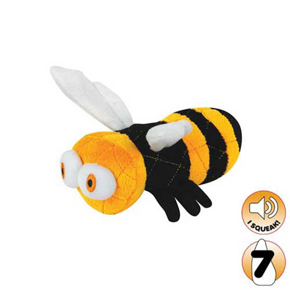 Mighty Bug Series Jr Bitzy Bumblebee Dog Toy