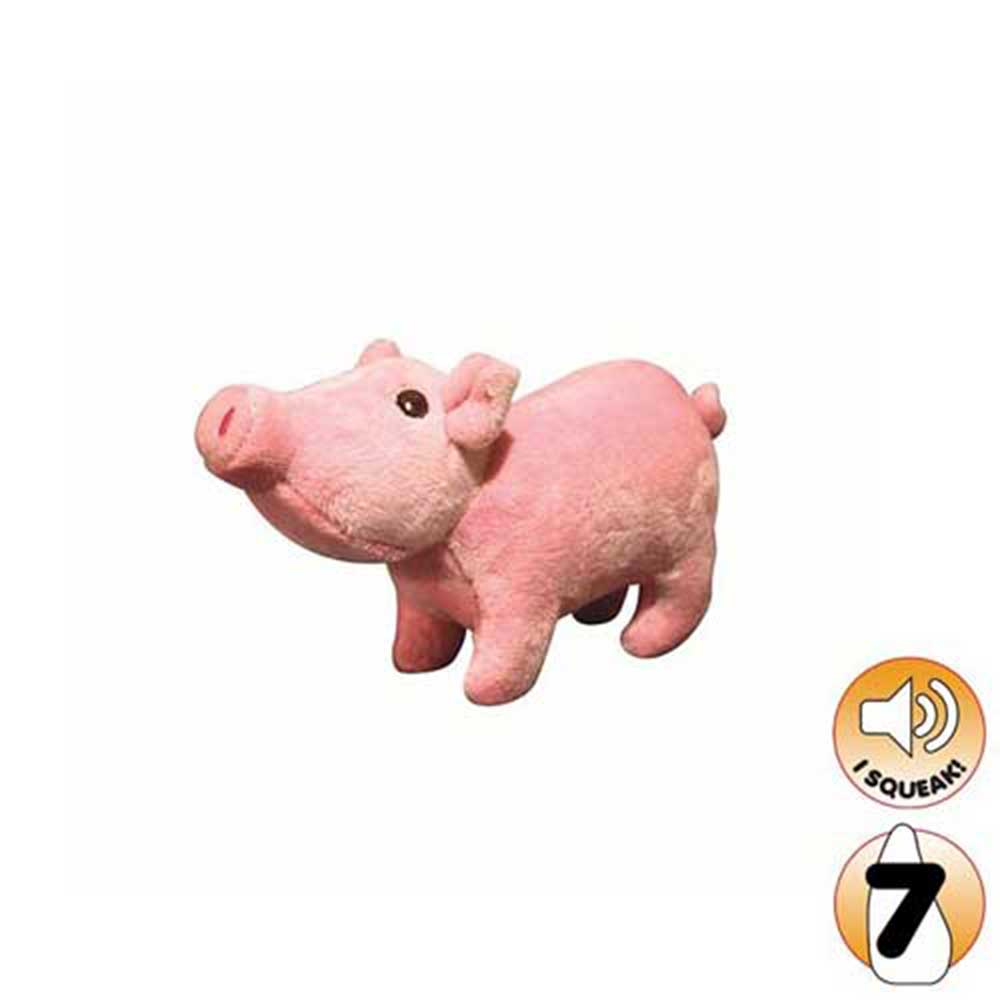 Mighty Farm Series Jr Paisley Piglet Dog Toy