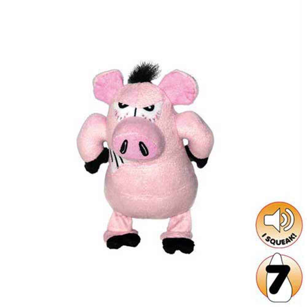 Mighty Jr Angry Animals Pig Dog Toy