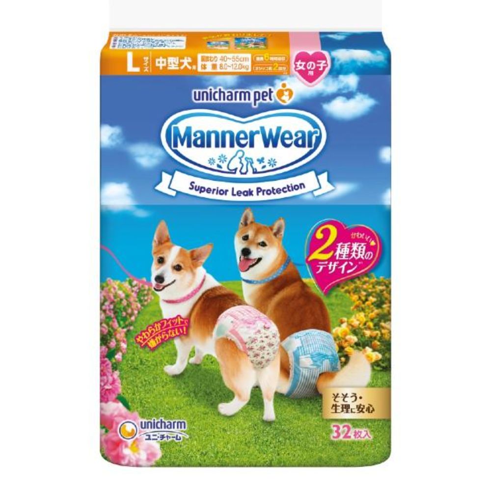 Unicharm Manner Wear Female Dog Dia L32p