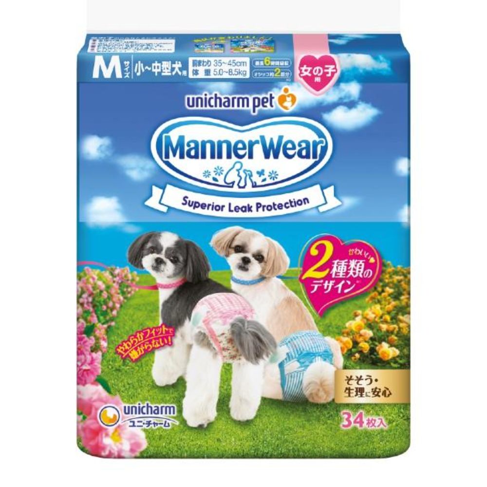 Unicharm Manner Wear Female Dog Dia M34p