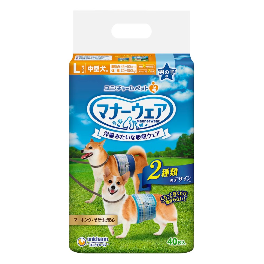 Unicharm Manner Wear Male Dog Dia L40p