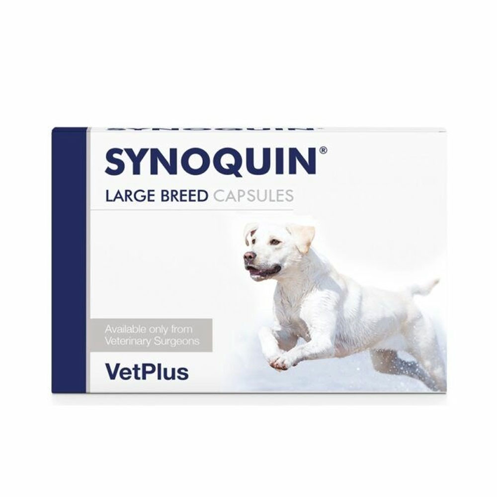 VetPlus Synoquin EFA Joint Care Supplement Capsules For Large Dogs, 120 Pack