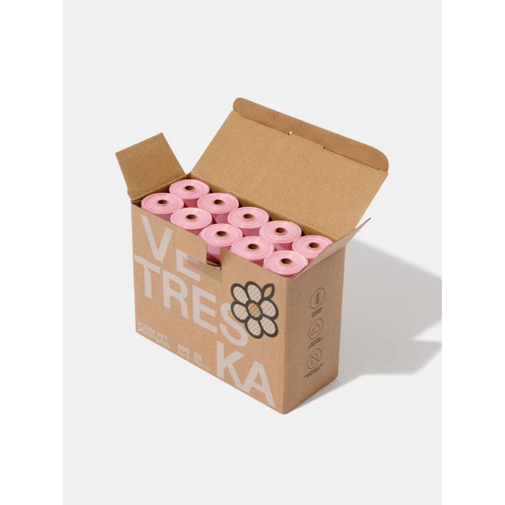 Vetreska Flora Pet Poop Bags (20 Rolls)