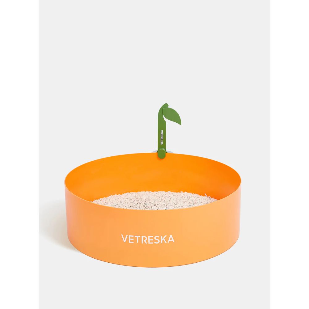 Vetreska Tangerine Cat Litter Box