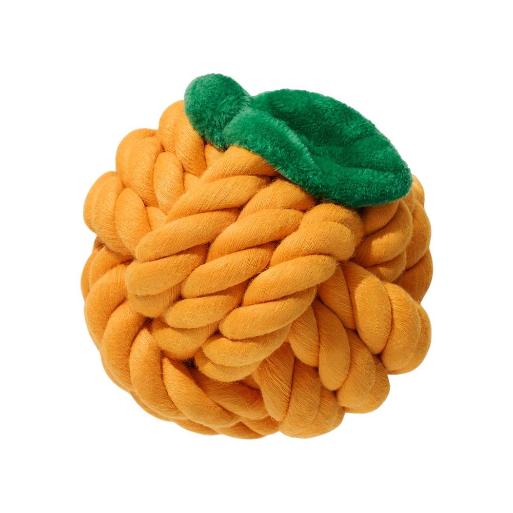 Vetreska Tangerine Knot Rope Toy