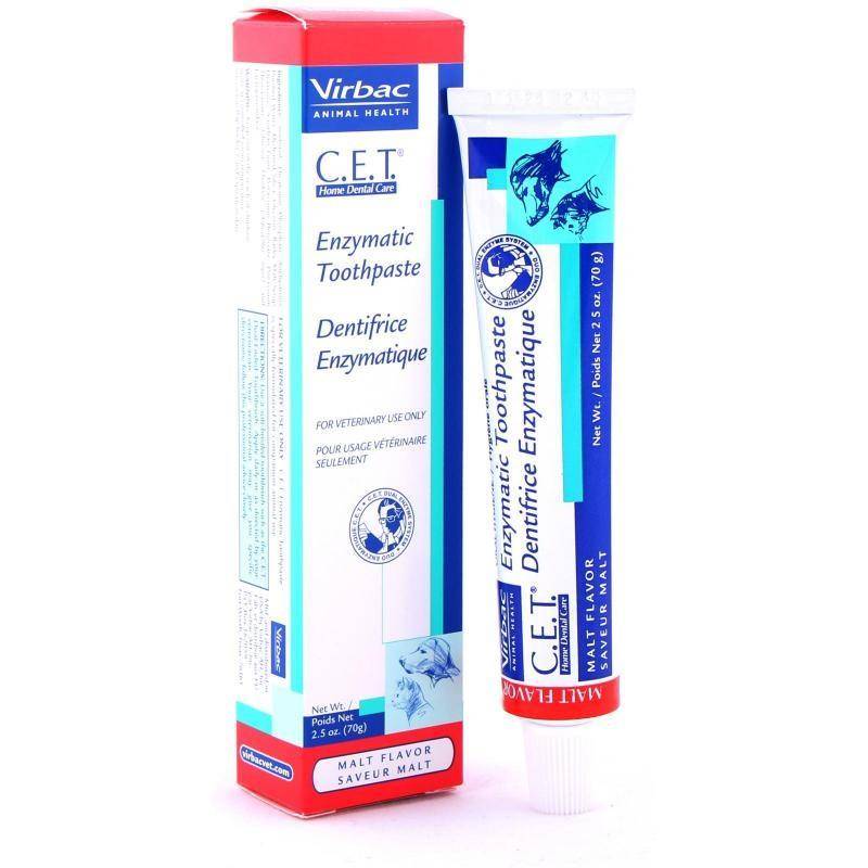 Virbac C.E.T Enzymatic Toothpaste for Dogs & Cats, Malt Flavor