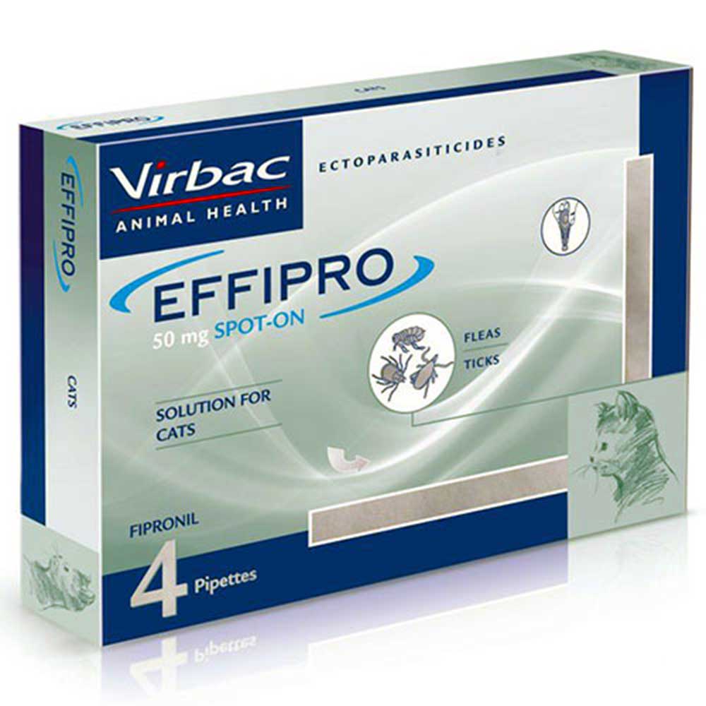 Virbac Effipro Spot-on Flea & Tick Prevention For Cats