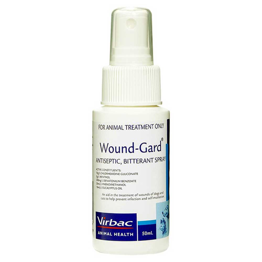 Virbac Wound-Gard Antiseptic, Bitterant Spray For Dogs & Cats