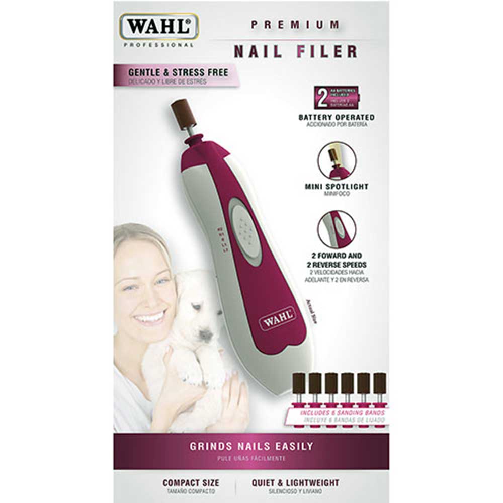 Wahl PREMIUM NAIL GRINDER Pink/ White