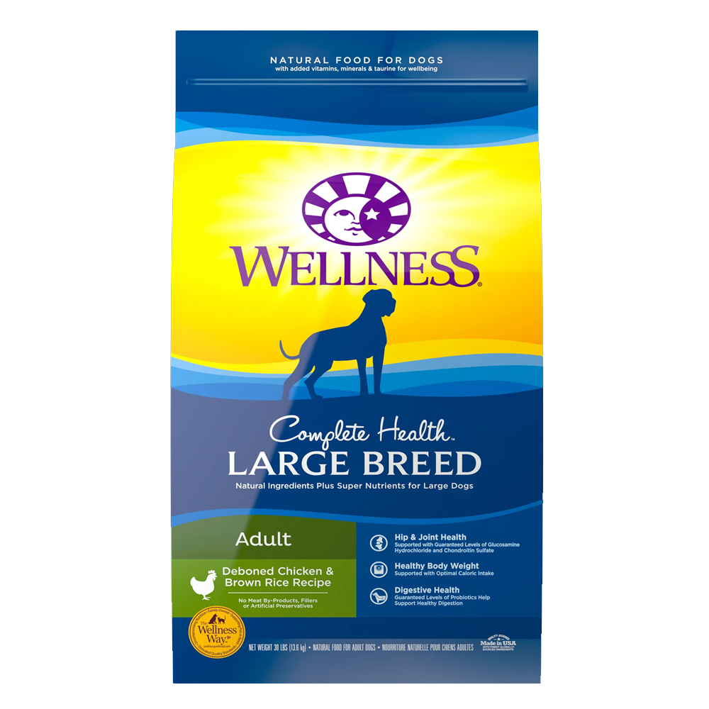 Wellness Complete Health Large Breed Adult Dry Dog Food 30lbs