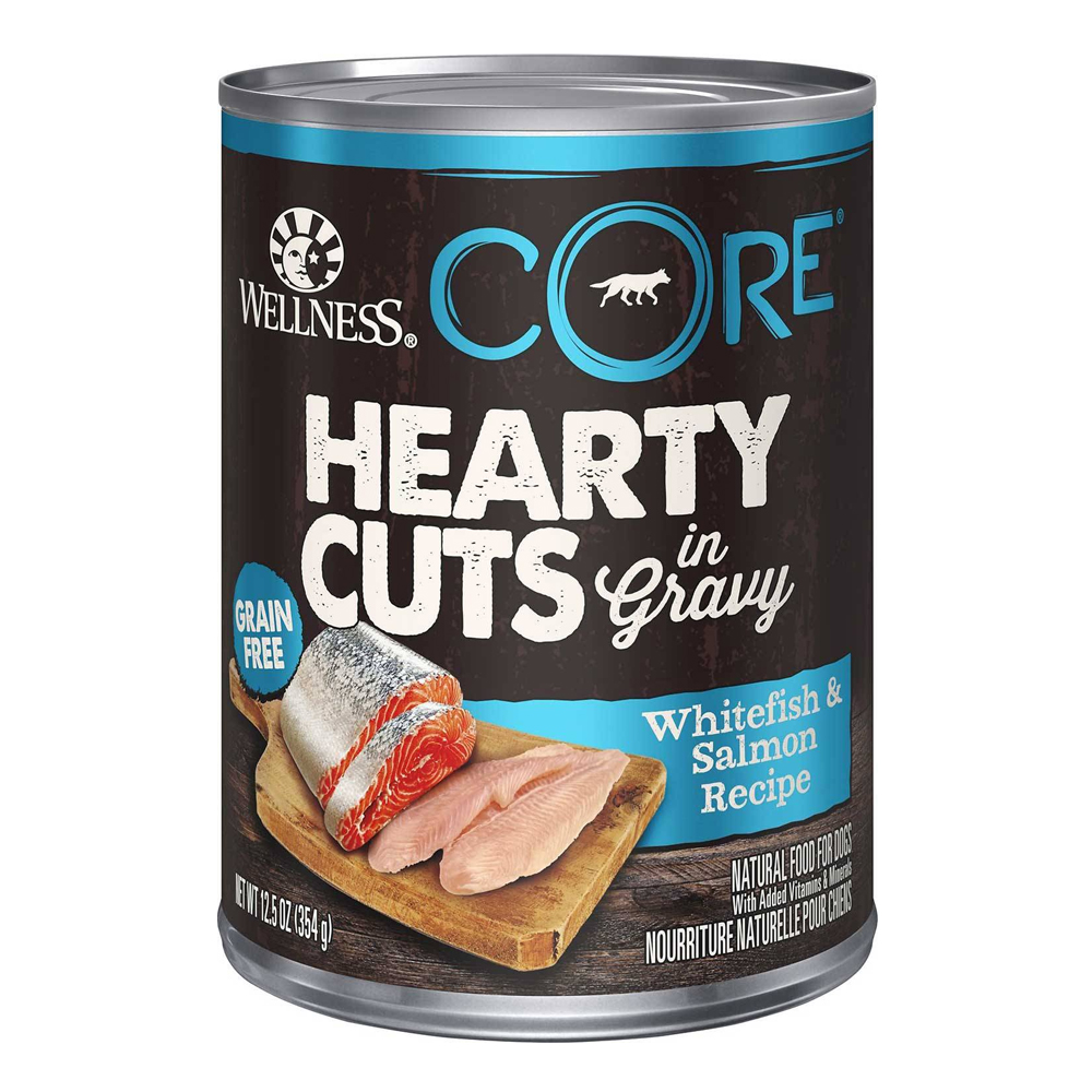 Wellness CORE Grain-Free Hearty Cuts In Gravy Whitefish & Salmon