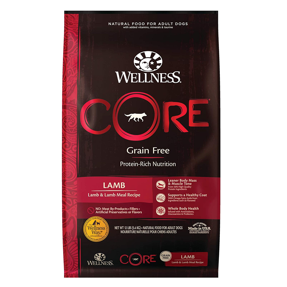 Wellness CORE Lamb Dry Dog Food 12 lbs (5.4kg)