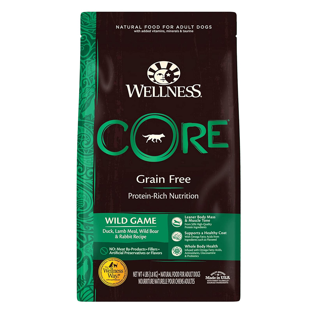 Wellness CORE Wild Game Dry Dog Food 4 lbs (1.8kg)