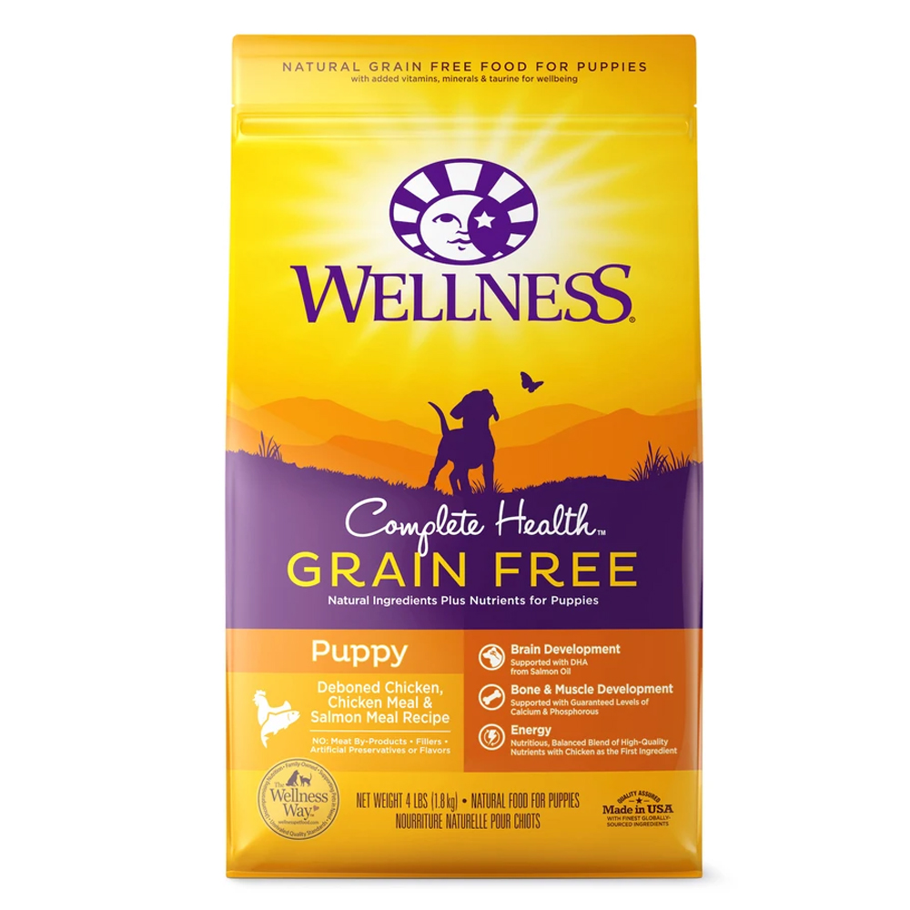 Wellness Complete Health Grain Free Puppy Dry Dog Food 4 lbs (1.8 kg)