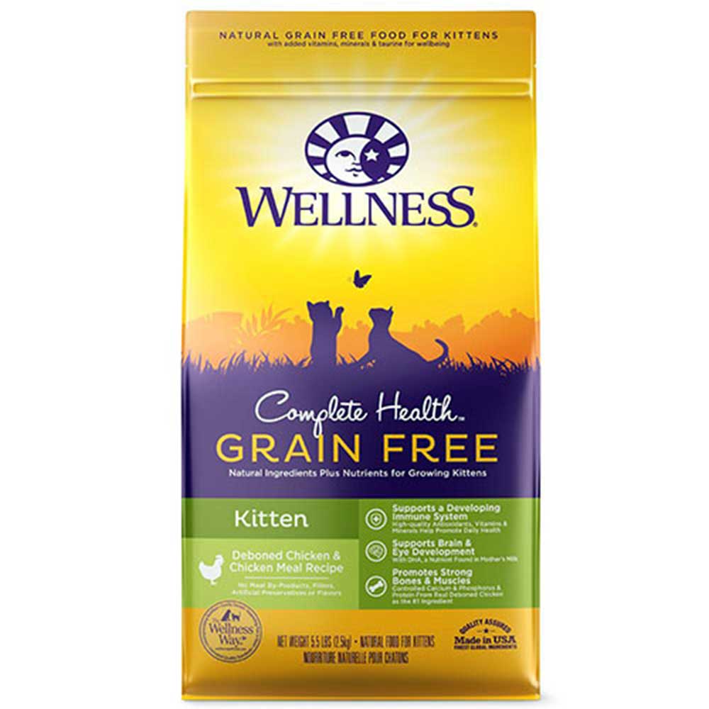 Wellness Complete Health Grain Free Kitten Dry Cat Food