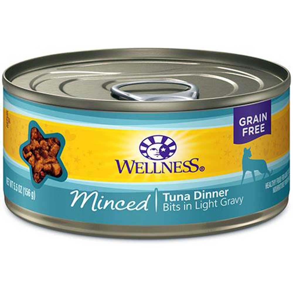 Wellness Minced Tuna Dinner Cat Food X24