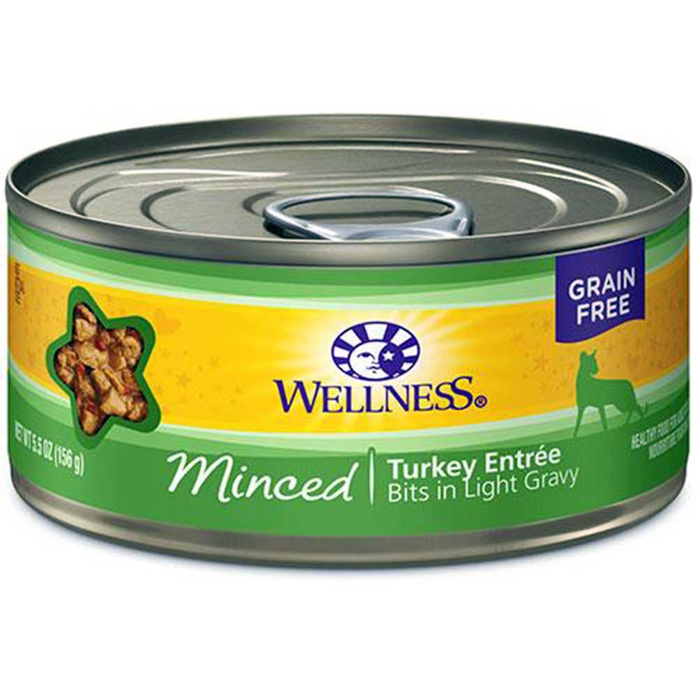 Wellness Complete Health Minced Turkey Entree Canned Wet Cat Food